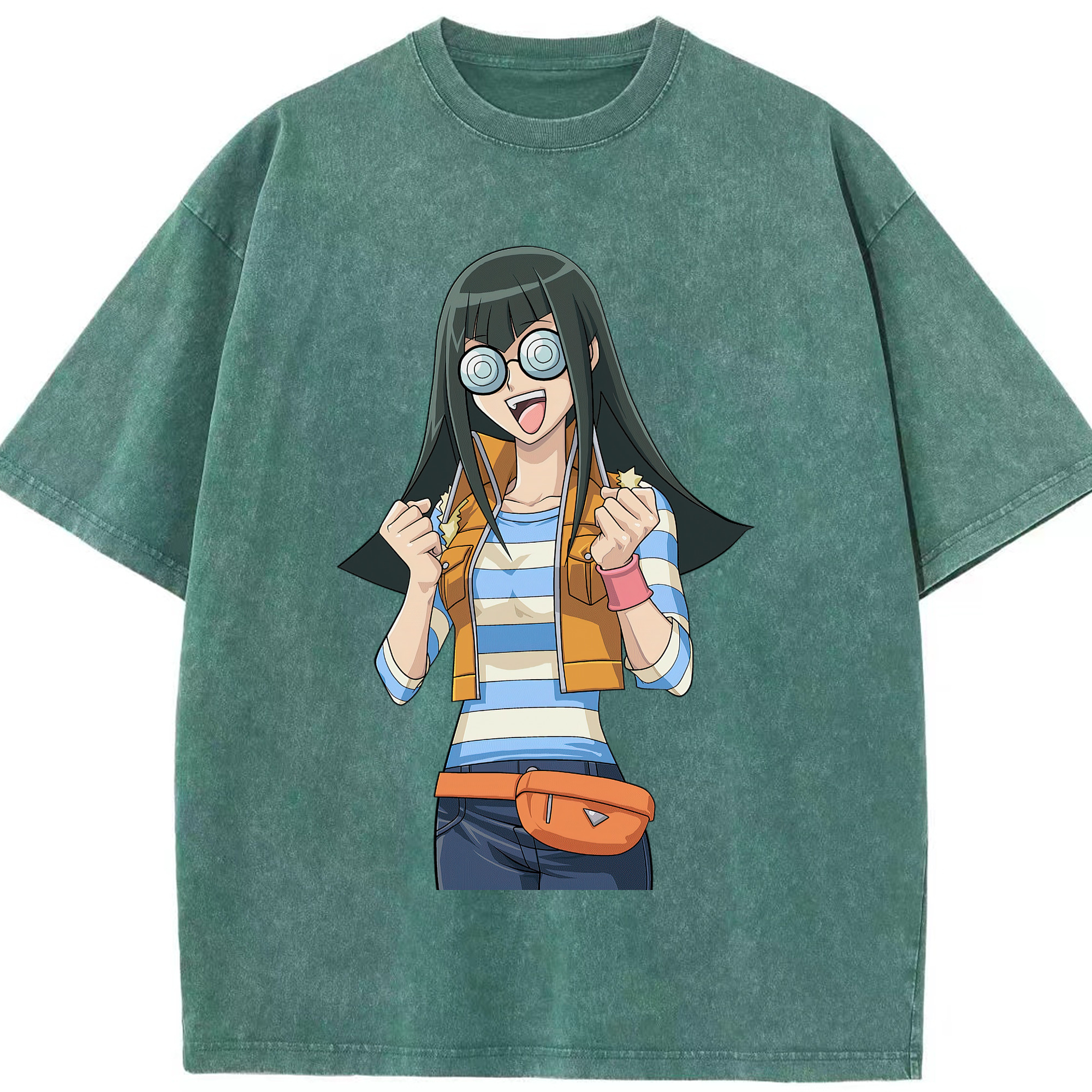 （画像用） 遊☆戯☆王 Yu-Gi-Oh! 綿100% ヴィンテージ風 半袖Tシャツ（フロントプリント）